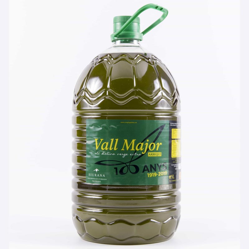 Aceite de oliva virgen extra arbequina botella de 5l, comprar online